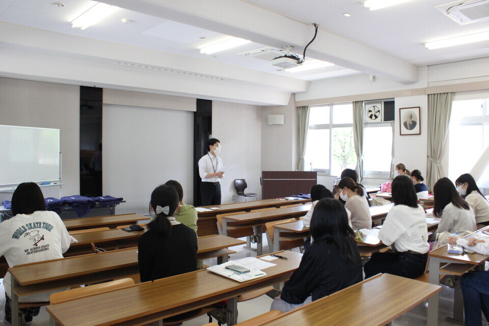 オープンキャンパススタッフ説明会を開催しました ｜CAMPUS BLOG｜仁愛大学