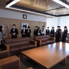 越前市役所 庁舎見学会