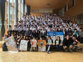 丸岡南中学校の総合学習の授業でSDGs！