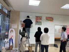 鯖江市役所で丹南ともみちゃんの活動を展示！