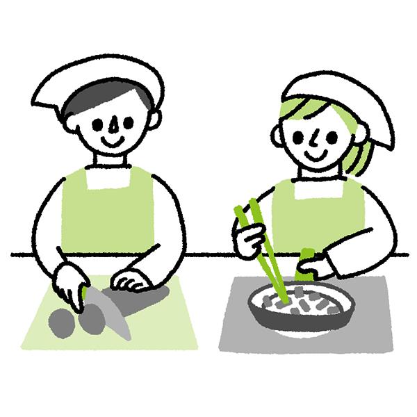 スポーツ選手の栄養管理 イメージイラスト