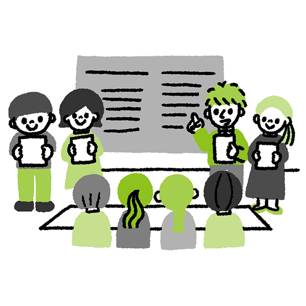 栄養教育論・実習 イメージイラスト