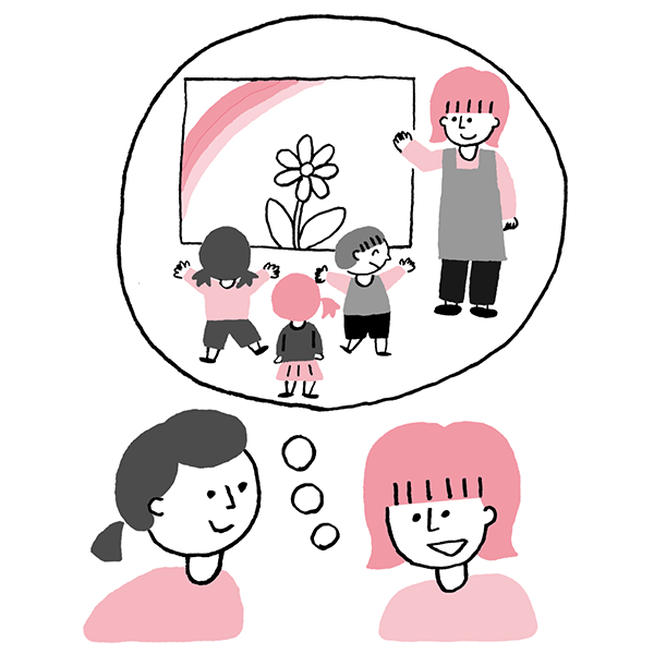 保育や教育への応用を考える イメージイラスト