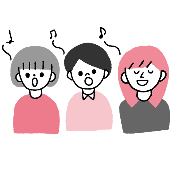 歌って感じる イメージイラスト