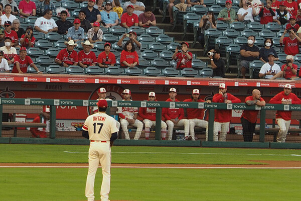エンゼルス試合写真