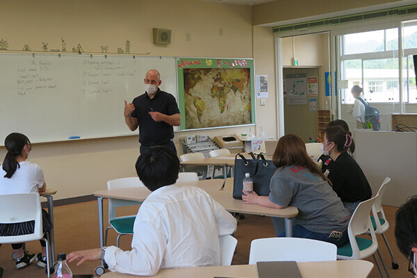 事前授業の写真