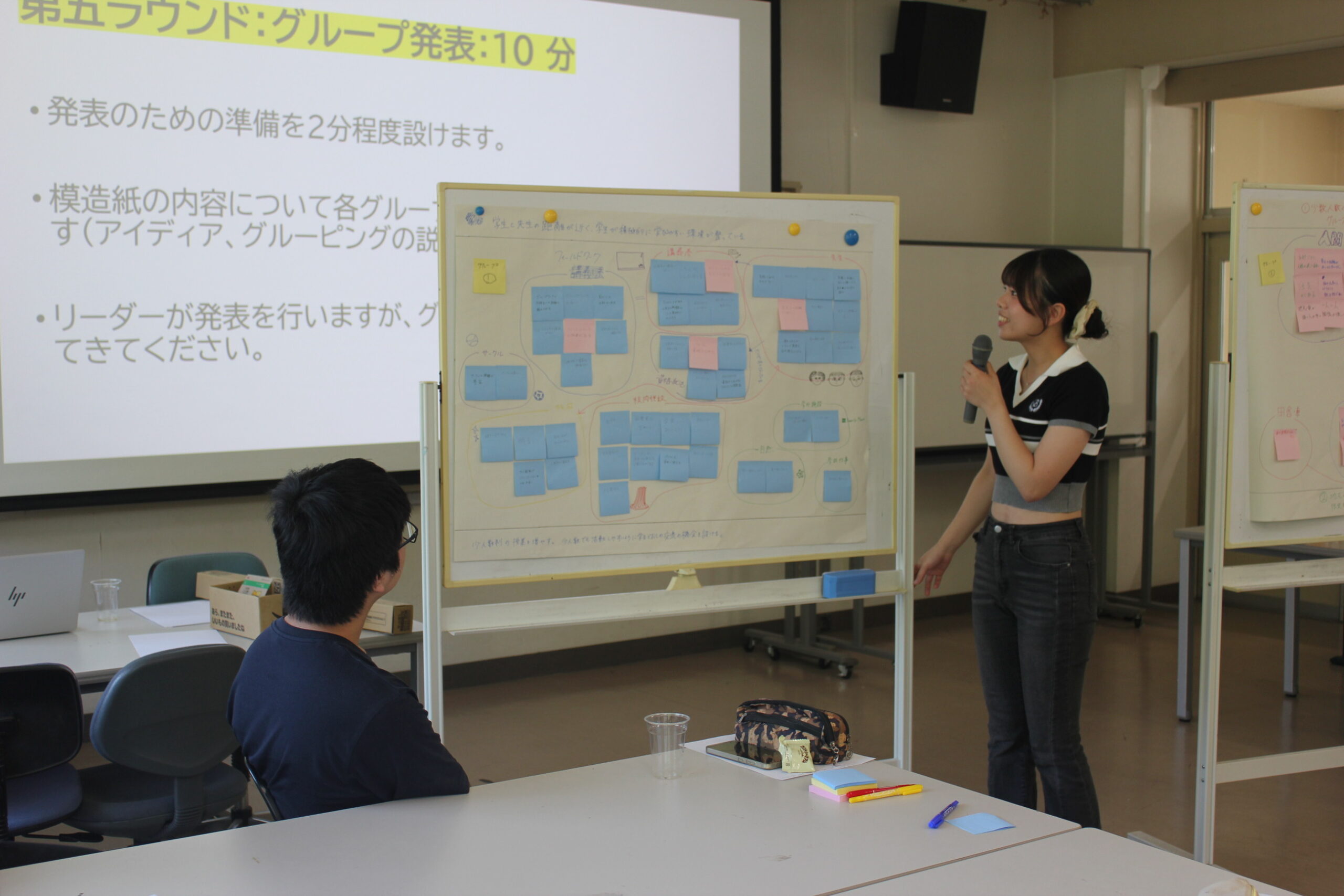 教学IRをきっかけとする教学改善の事例紹介 「IR推進室主催 第1回学生ワークショップ」の写真