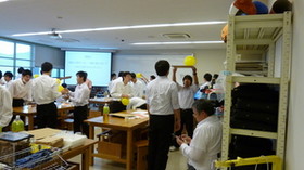 県立高校の科学部の生徒が大学の授業を体験しました