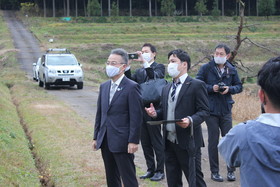 杉本福井県知事とICT獣害対策について意見交換！　 丹南ともみちゃん激励も！！