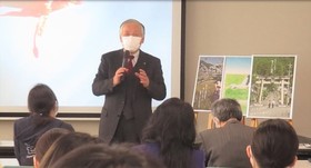 仁愛大学地域貢献活動補助金事業報告会を開催しました。